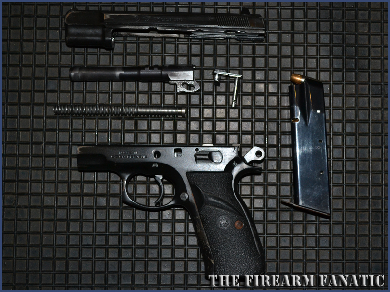 CZ75 field stripped